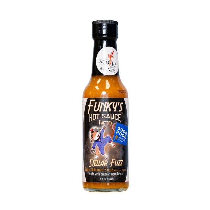 Stellar Fuzz (hot) - As seen on Hot Ones Season 23! for wholesale by Funky's Hot Sauce Factory