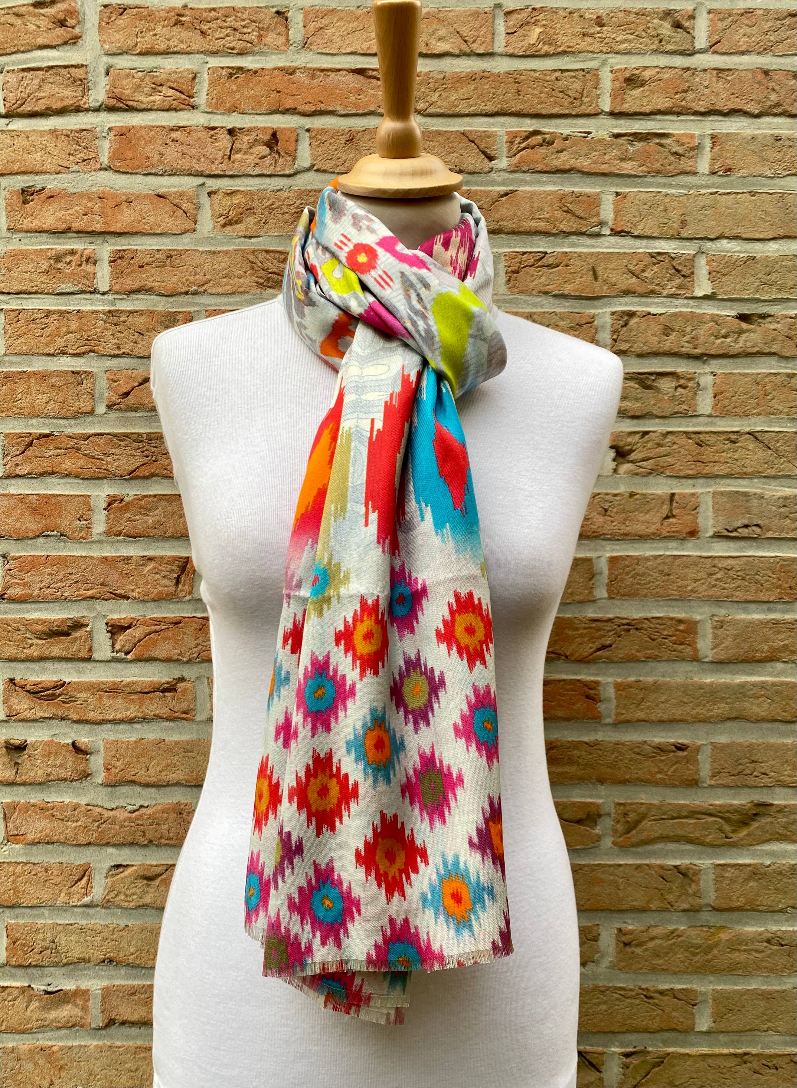 DIWALI PARIS - Wholesale Scarf - Women's - IFRANE SCARF - 100% SILK