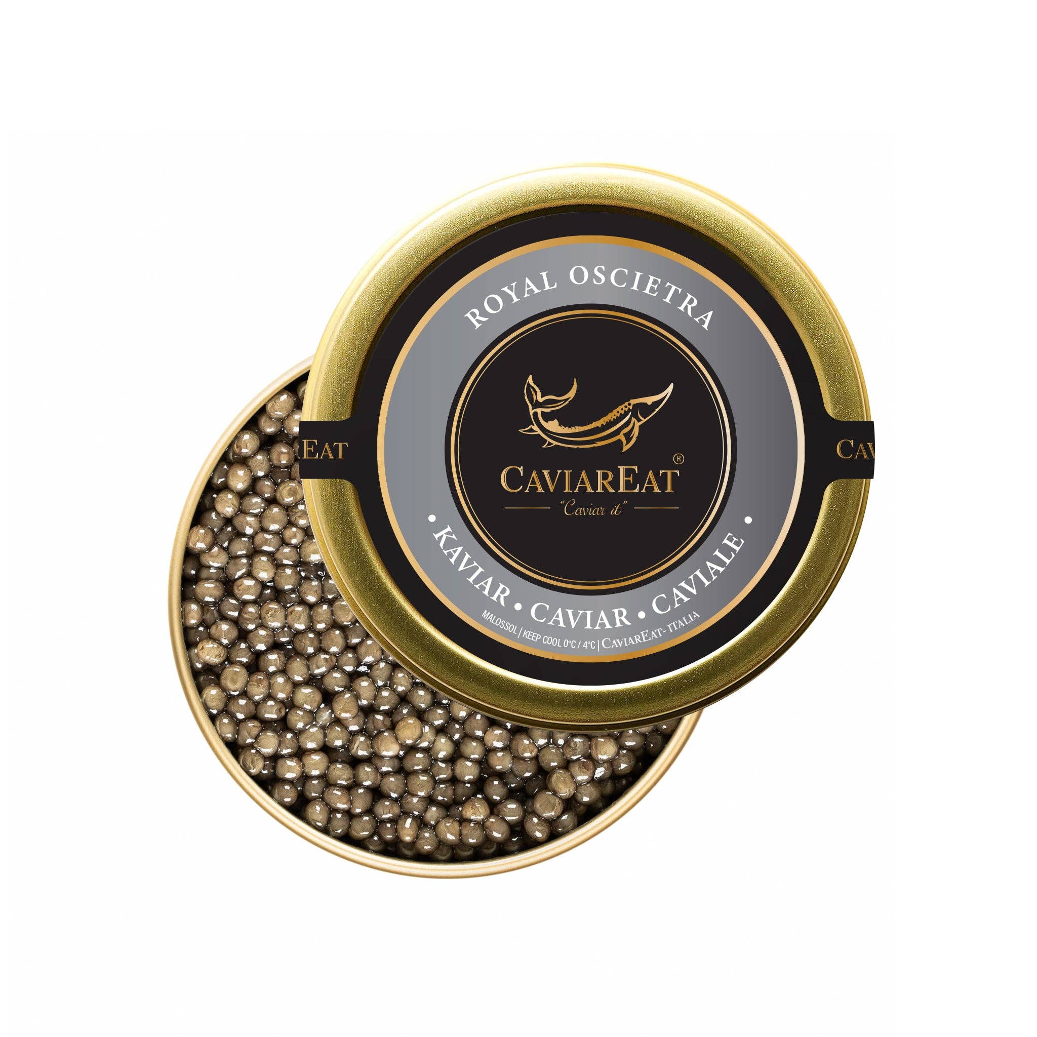 Truffleat srl - Vente Poissons/fruits de mer - Caviar Royal Oscietra de l'esturgeon russe