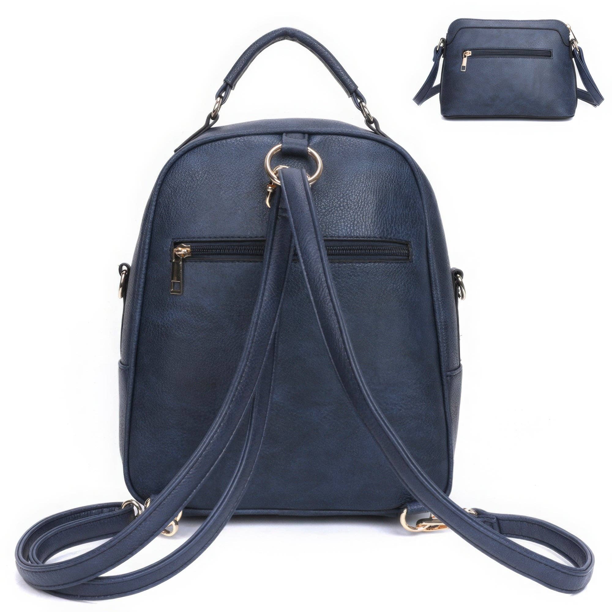 CC Wholesale Clothing - Wholesale Backpack - Women's - 3in1 Backpack W Crossbody And Wallet Set7