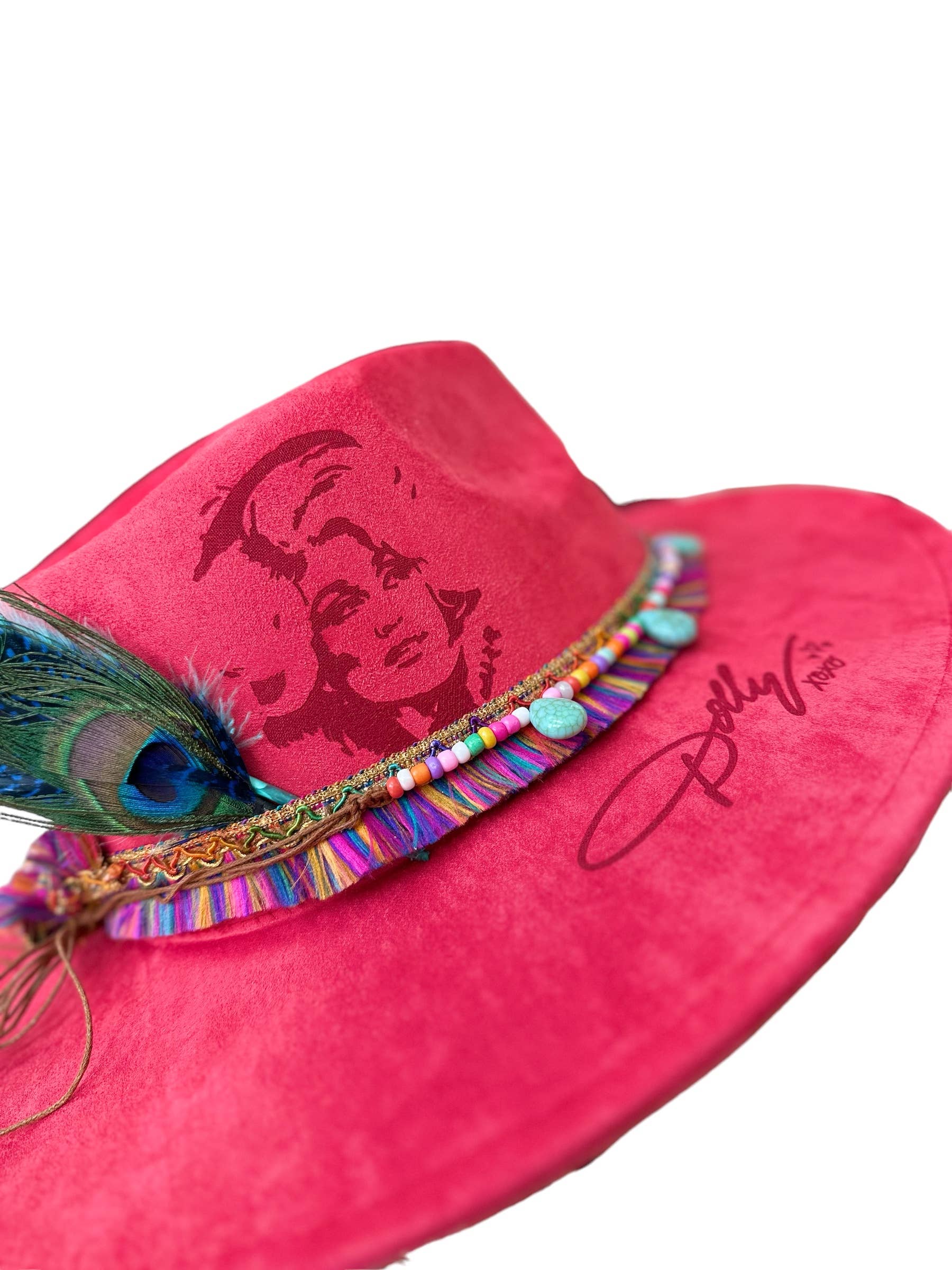 Wild Indigo - Wholesale Fedora - Women's - Dolly Western Style Rancher Hat Burnt Hat2