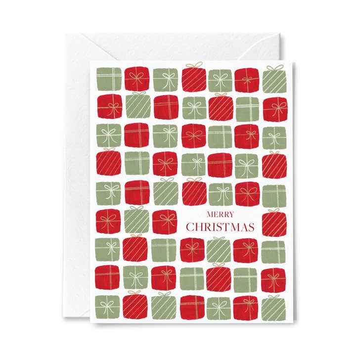 Merry Christmas Greeting Card for wholesale by June Paper Market