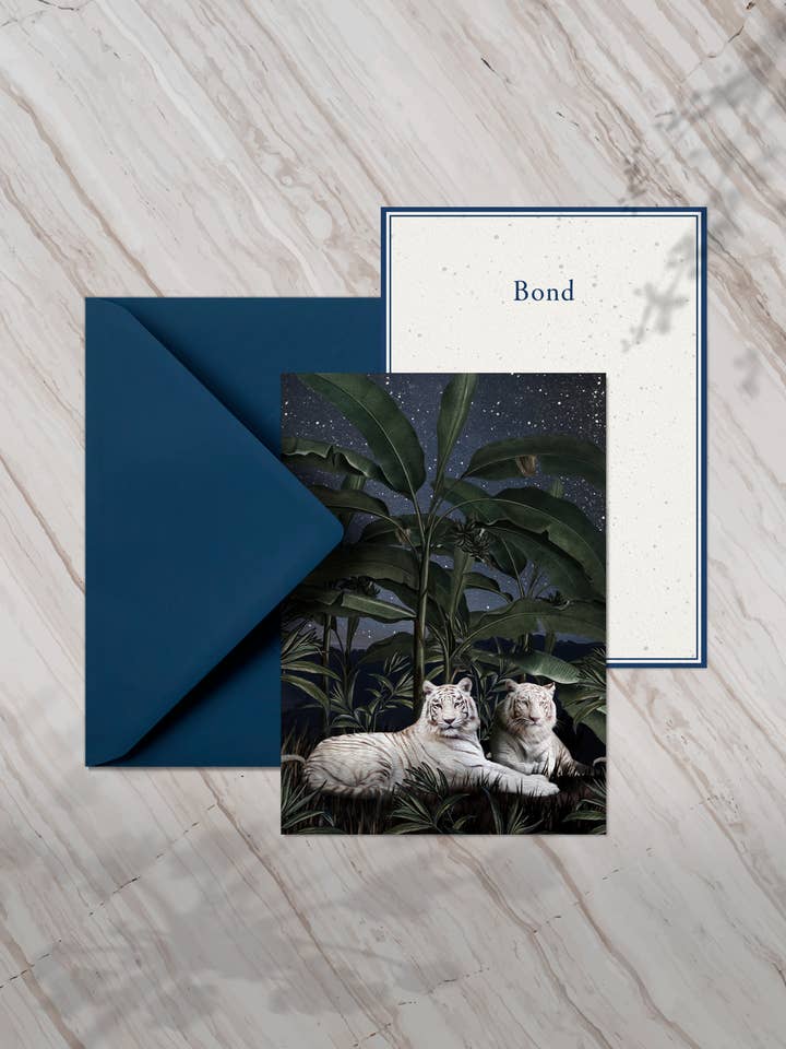 LIGHT | Bond - cartão de saudação A5 com envelop por atacado de Hills & Field