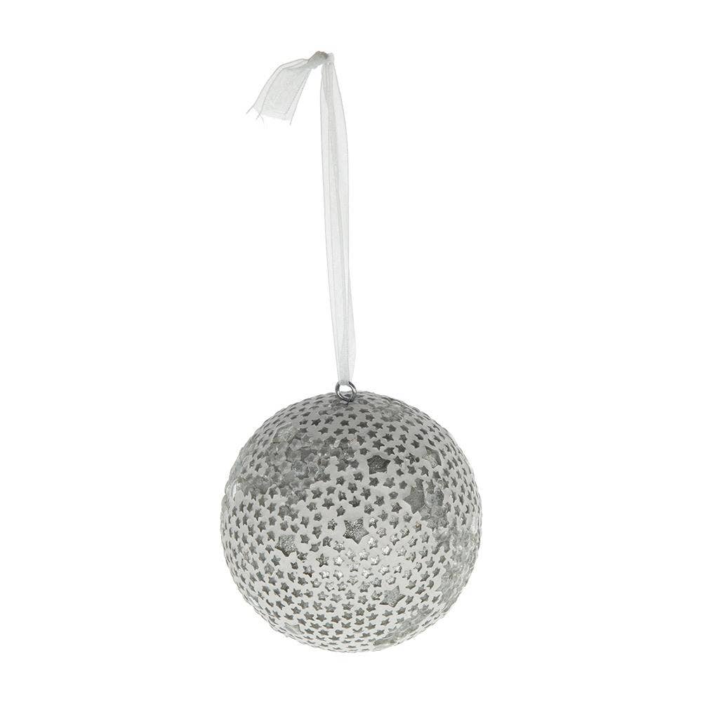 A&B Home Group Inc. - Wholesale Ornament - D4" Hanging Mozak Ball Ornament 24EA/CTN0