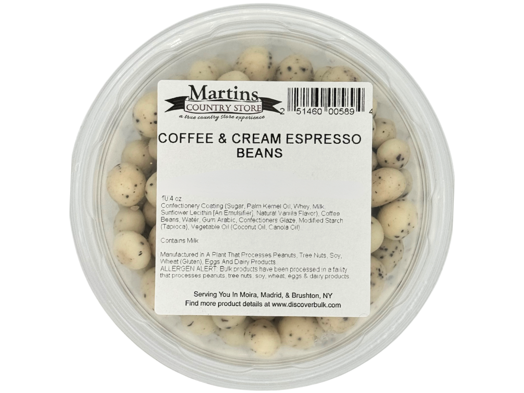Martin's Country Store LLC – wholesale Coffee beans – COFFEE & CREAM ESPRESSO BEANS 10.4oz3