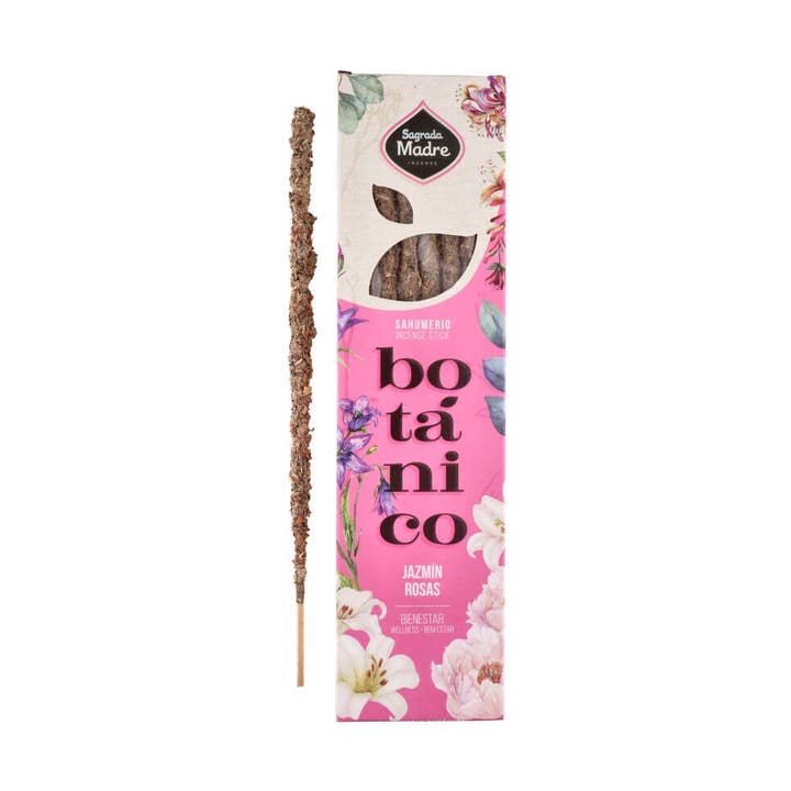 Jasmine and Roses Botanical Sahumerio - Sagrada Madre Incense for wholesale by Vives de la Cortada S.L