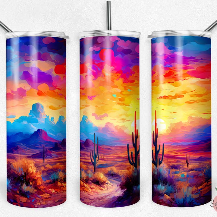 Gobelet Western, Gobelet Desert, Gobelet Country pour la vente par So Peachy Designs