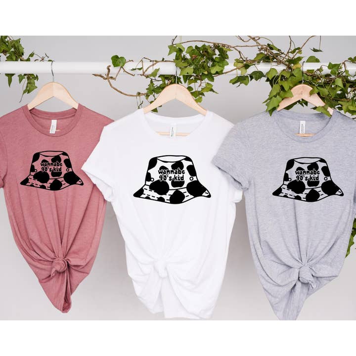 Wannabe 90s Kid Tee for wholesale by Kiddin Around