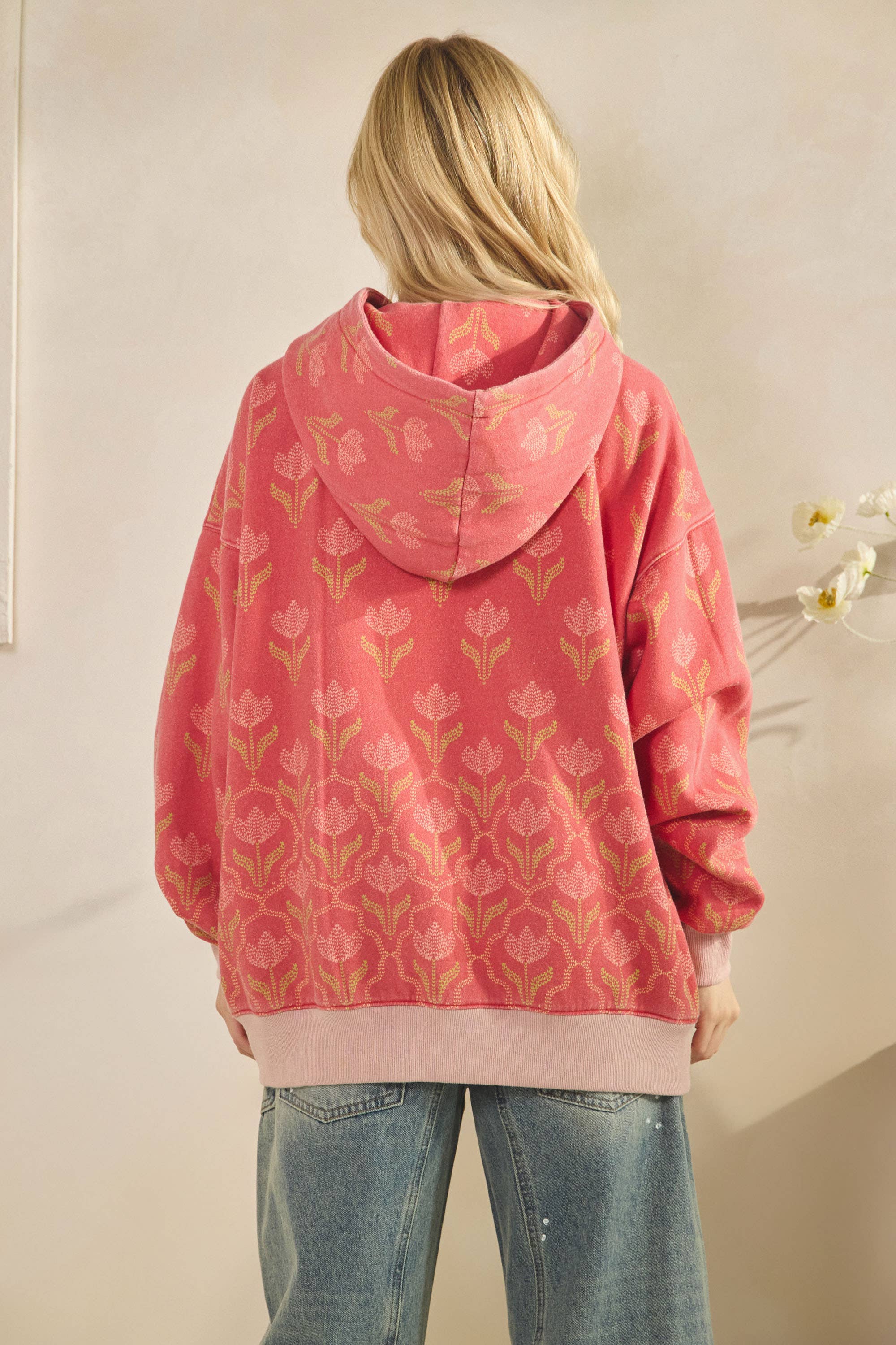 Veveret – wholesale Hoodie - Dam – Tryckt fleecehuvtröja29