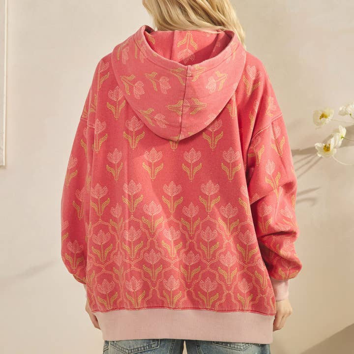 Veveret - Wholesale Hoodie - Women's - Printed Fleece Hoodie29