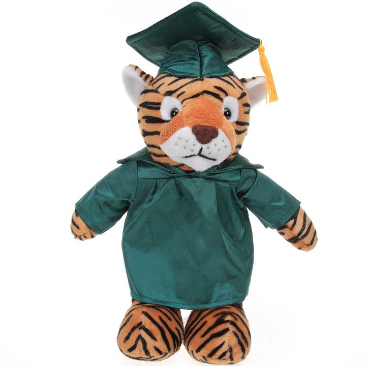 Plushland - Vente Peluche – enfant et bébé - Animaux de Remise des Diplômes - Tigre 11" avec impression p2