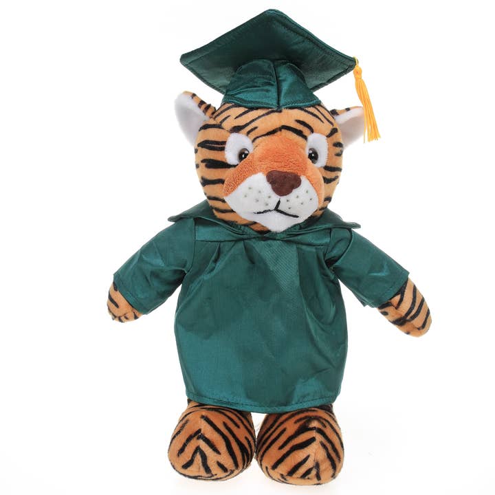 Plushland - Vente Peluche – enfant et bébé - Animaux de Remise des Diplômes - Tigre 11" avec impression p2