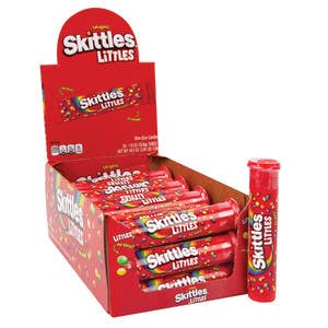 L&F Universal Goods - Wholesale Hard Candy - Skittle Little Mega Tube 24/1.9OZ0