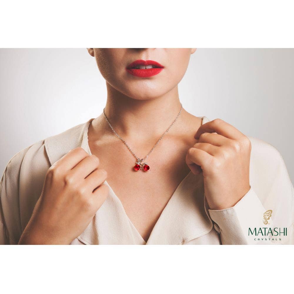 Matashi – Colar pingente/pendente por atacado – Colar de bicicleta extensível banhado a ródio Matashi para mulheres15