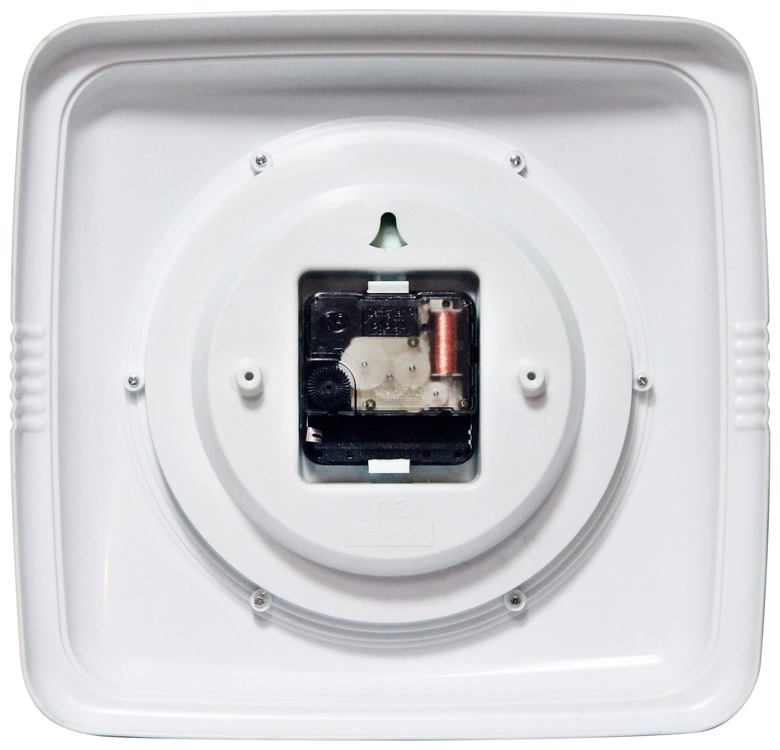 Infinity Instruments - Wholesale Wall Clock - Retro Square Green Indoor Wall Clock 9.25 Inch1