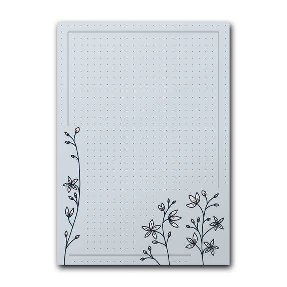 Rotberta - Wholesale Notepad - magnetic notepad DIN A6, light blue, cherry branch0