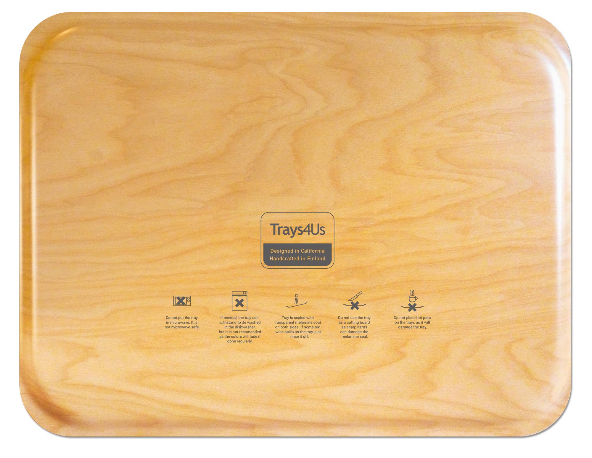 Trays4Us - Wholesale Serving Tray - Mexico 1809 Serving Map Tray1