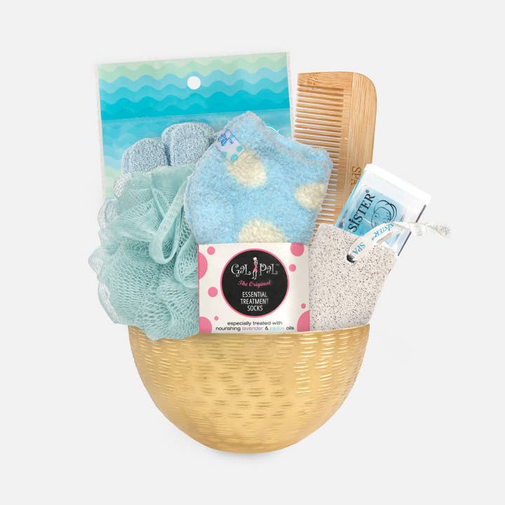 Bath Accessories Company - Wholesale Bath & Body Set - Skin Oasis Gold Bowl Set