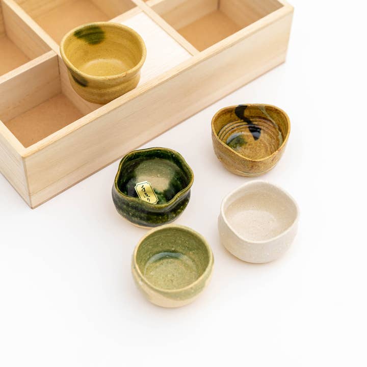 U PLUS INC - Wholesale Coffee/Tea Cup - Japanese Artistic Handmade Seifu Sake Cups Gift Set