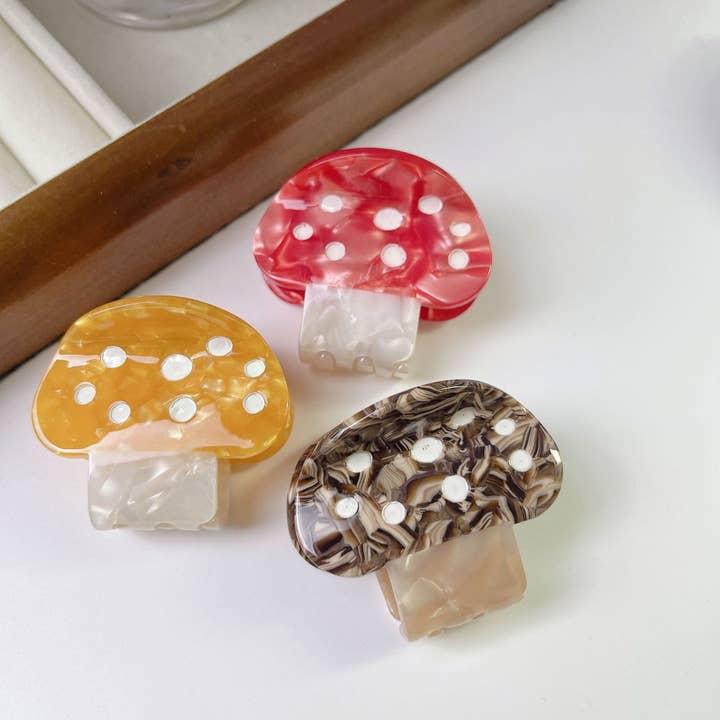 WEST AUSSIE SUPPLIES - Wholesale Hair Clip - Women's - Beau - Fashionable Mushroom Hair Clip
