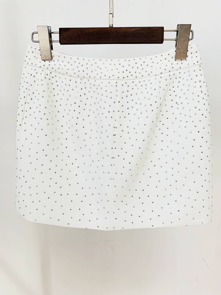 Productseeker – wholesale Suit set – Women′s – SET104 Elegant Diamond Blazer & Skirt Suit16