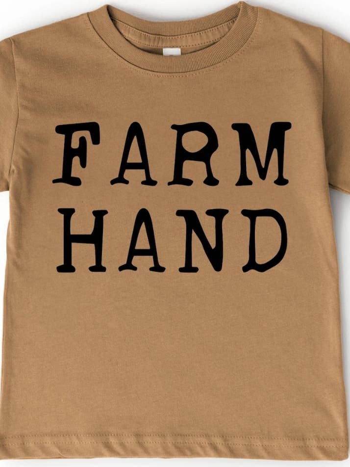 Farm hand toddler t shirt for wholesale by Tiny trendz teez