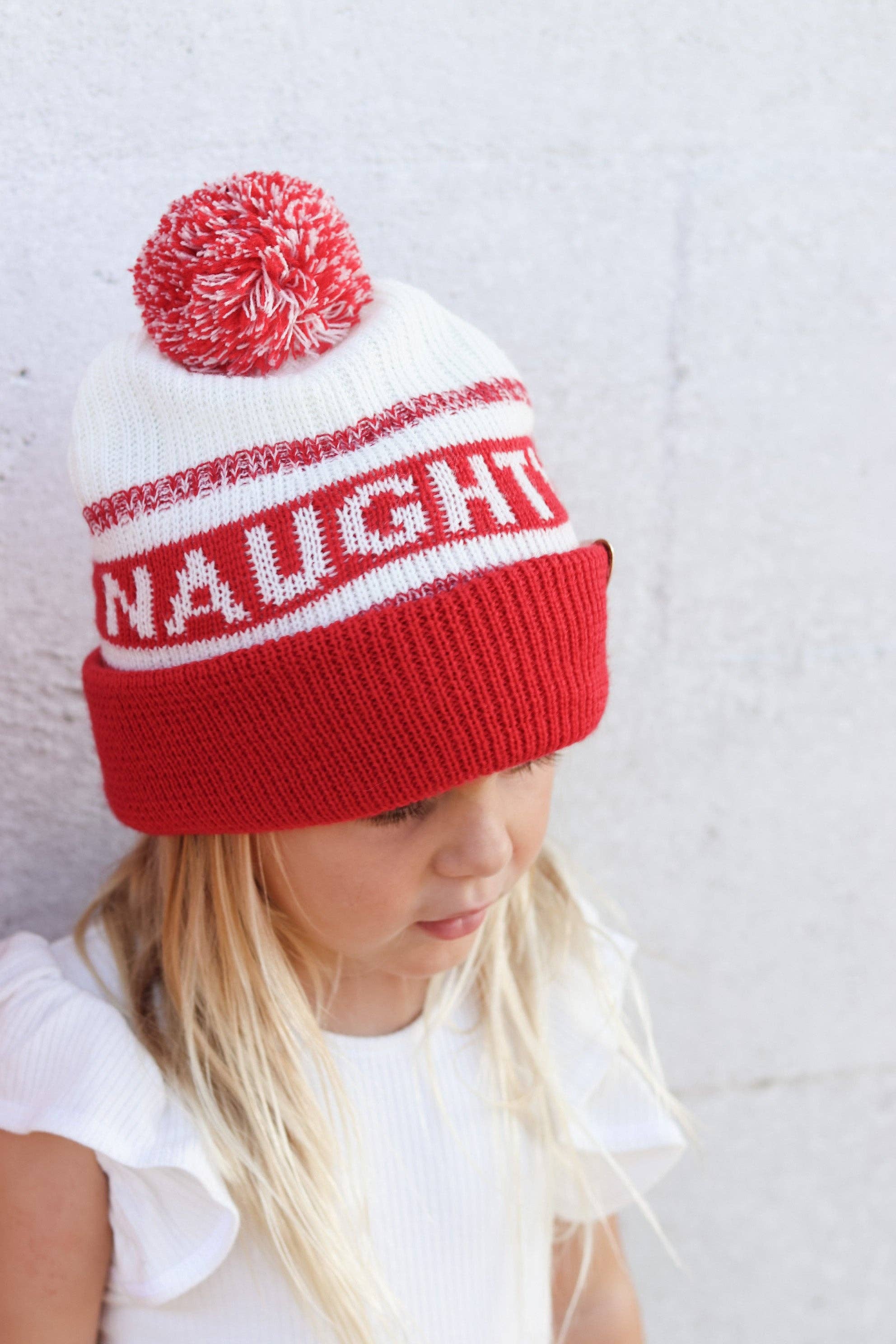 Cool Beanz - Wholesale Beanie - Kids - Naughty or Nice Reversible Beanie5