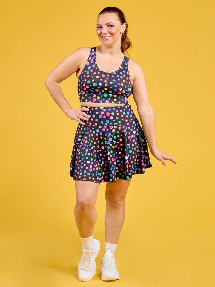 Jupe-culotte Polka de Nuit pour la vente par Mama Movement