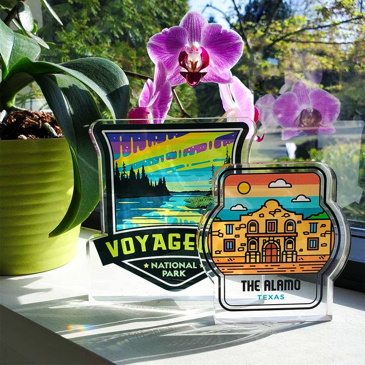 Morris Magnets – wholesale Decorative tabletop object – Desk Ornament - Milwaukee WI Retro Skyline