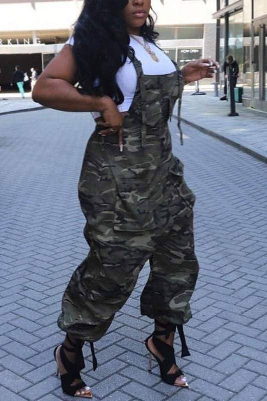 camouflage shoulder strap jumpsuit for wholesale on Faire3