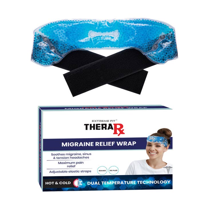 The American Gift Company (TAGCO) - Wholesale Hot/Cold Compress - Hot And Cold Migraine Relief Therapy Headband Wrap