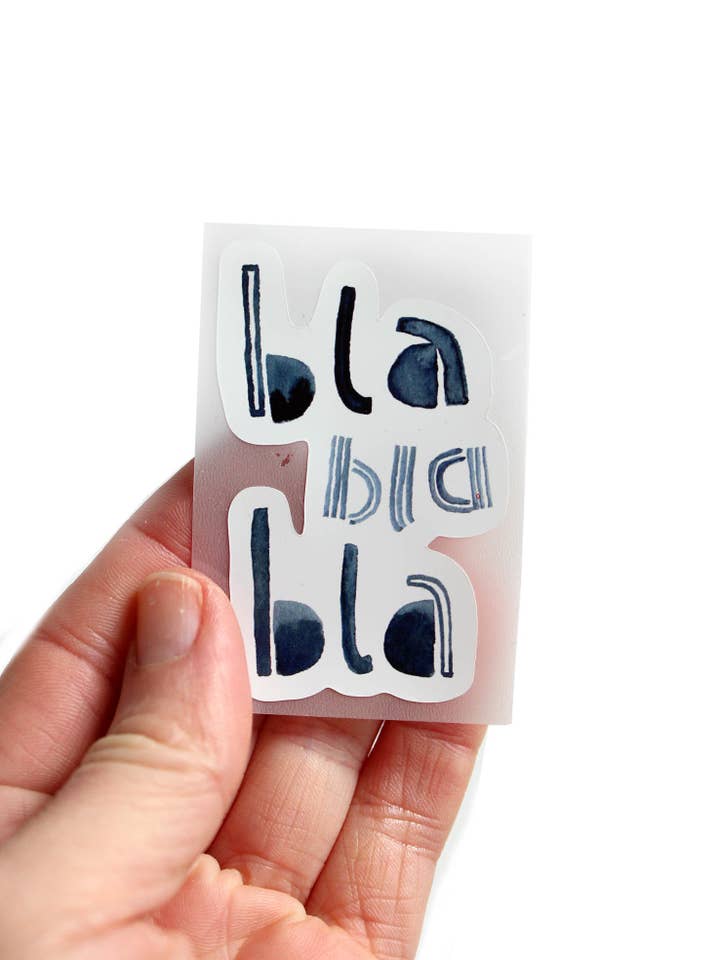 Transfer termoadesivo Blablabla per la vendita all'ingrosso da parte di Halfbird