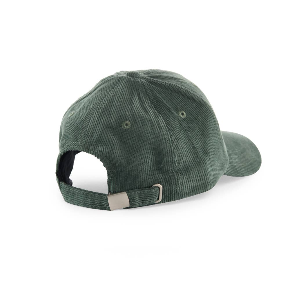 Hydroponic - Wholesale Flat Brim Cap - Men's - HY Corp CP 05 - Teal Green Corduroy2