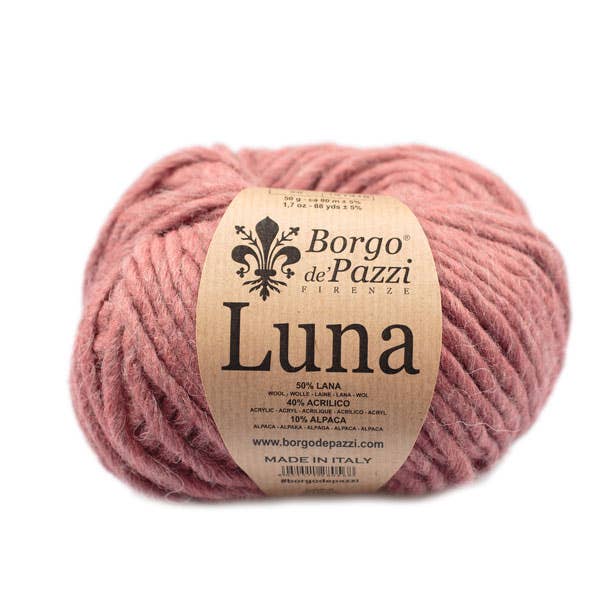 Borgo de' Pazzi - Firenze – Fio por atacado – Luna - Fio de lã multiuso em pacote com 10 novelos de 50 g17