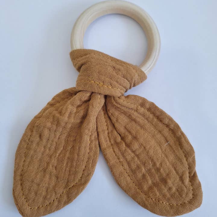 Cotton Socks - Wholesale Teether (Not Clip-On) - Baby - MC-04 Organic Cotton Muslin Teether 16 cm x 8 cm2