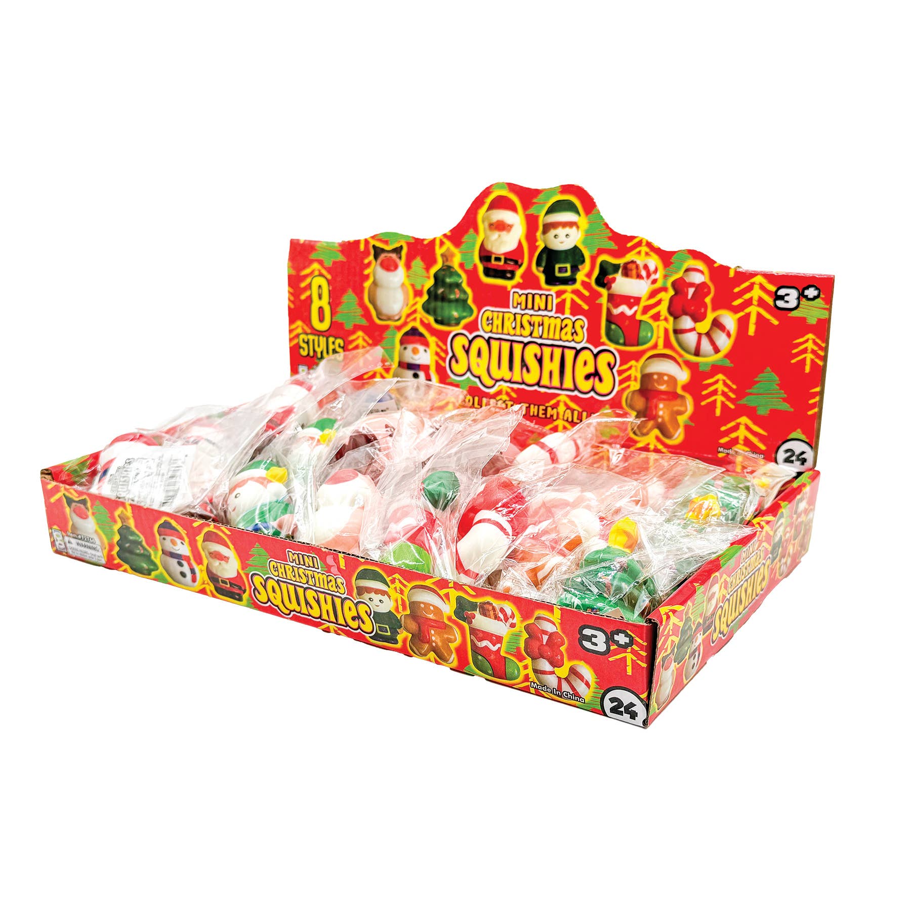 Geddes - Venta al por mayor Juguete blando - Niños y bebés - MINI SQUISHIES DE NAVIDAD     24/DSP12