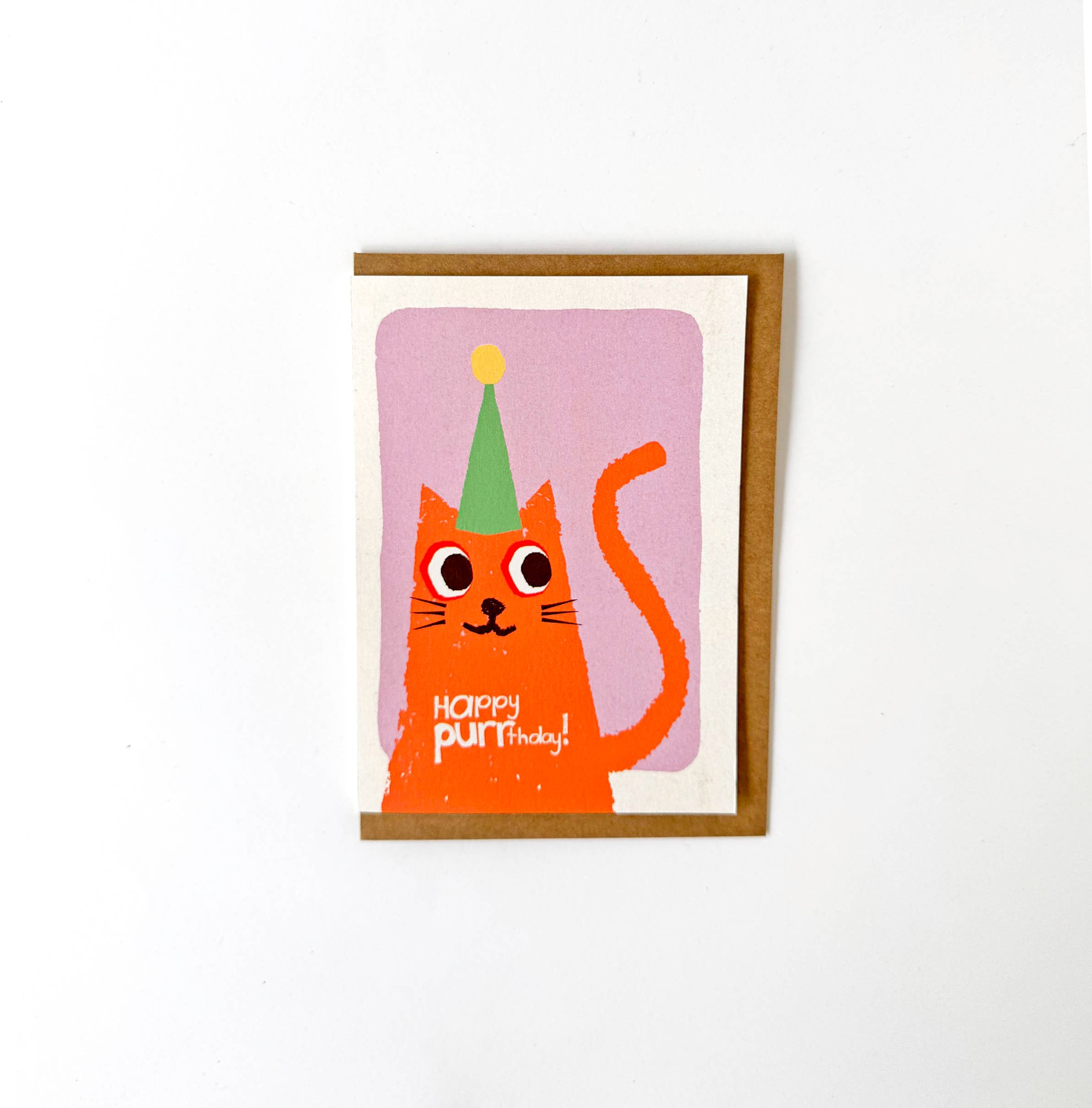 Florence Fry - Wholesale Birthday Card - PURRthday Cat1