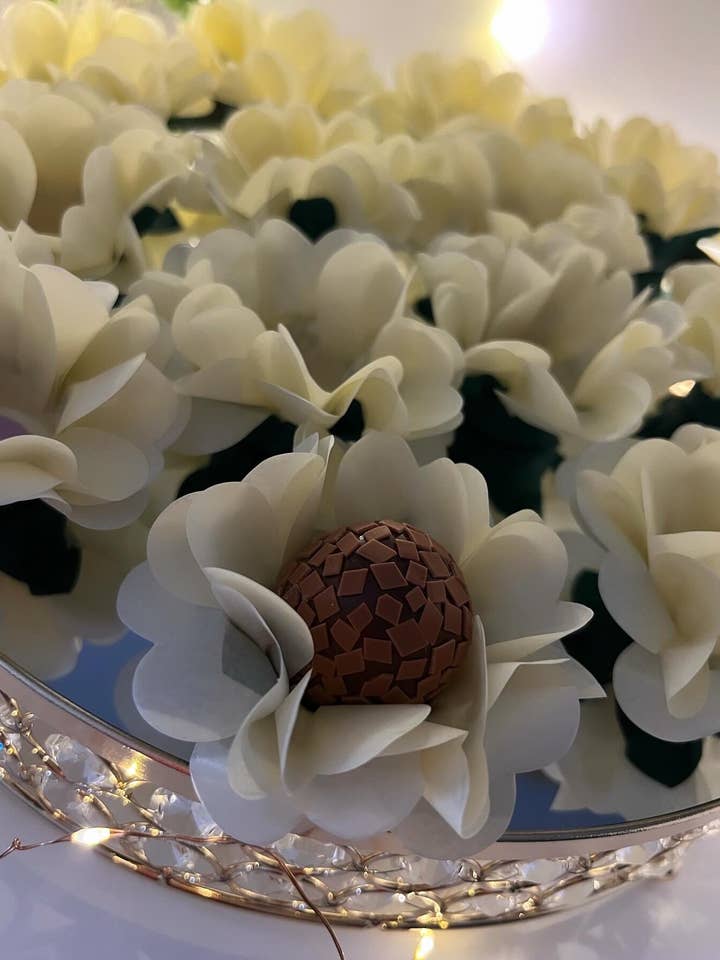 Marfim Wrappers For Chocolates, Truffles, Bonbons for wholesale by Vicky Piffer Truffles Paper