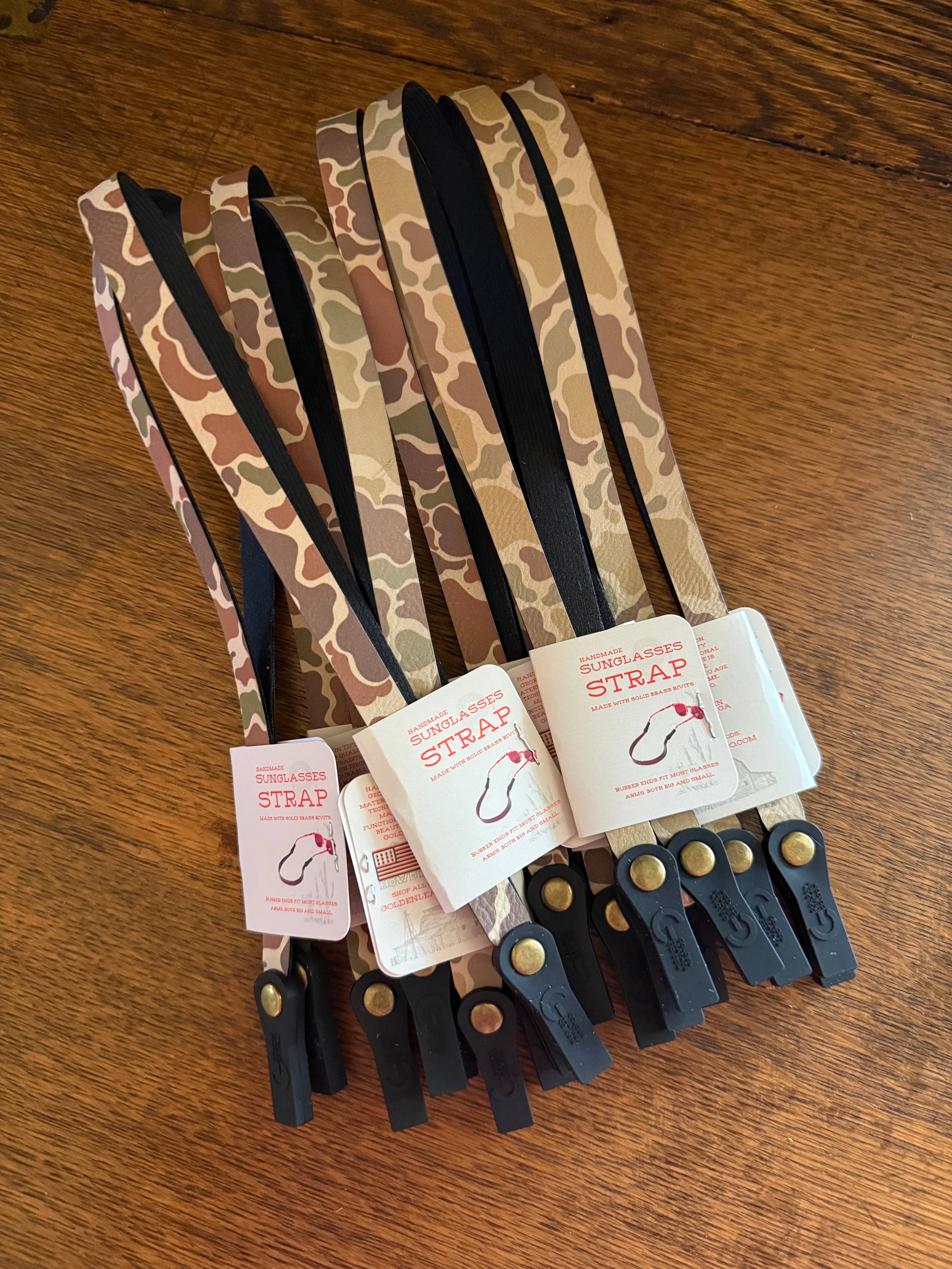 Golden Leather Co. - Wholesale Sunglasses/Eyeglasses Strap - Men's - Camo Sunglasses Strap2