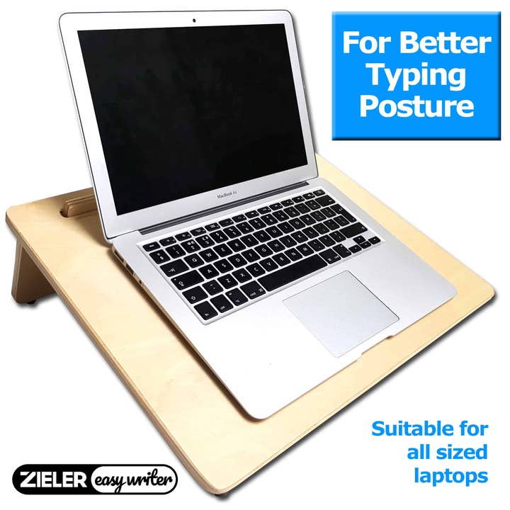 Zieler - Venta al por mayor Organizadores de escritorio - Pendiente de escritura ergonómica de madera grande (A3)3