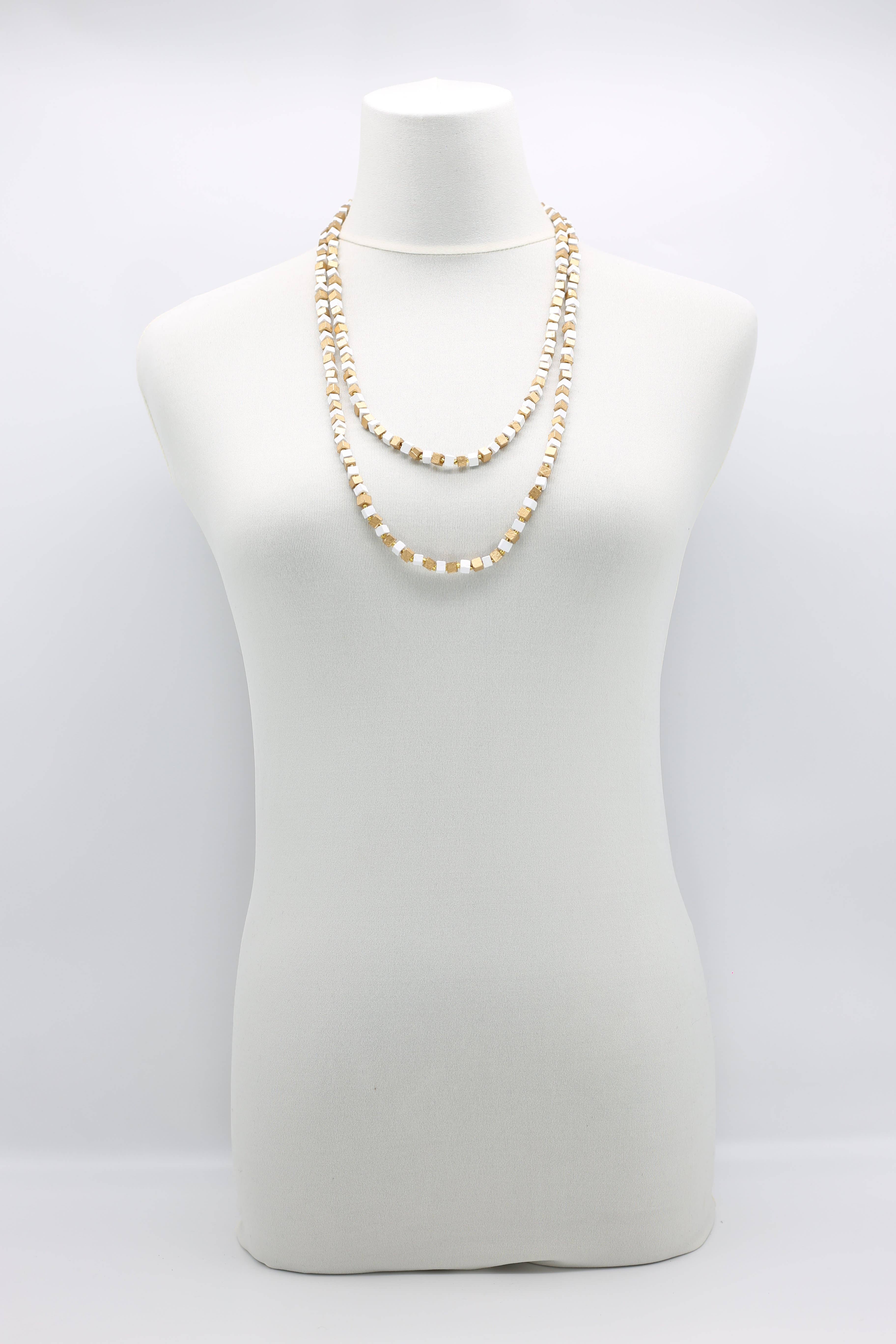 Jianhui London – Engroshandel Perlehalskæde – Den næste Pashmina halskæde Træperler - Mosaic Art45