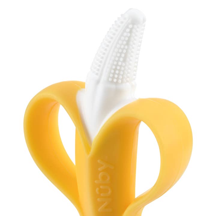 Nuby - Wholesale Teether (Not Clip-On) - Baby - NanaNubs Banana Massaging Toothbrush