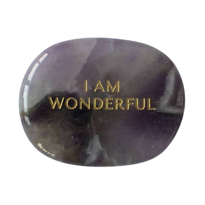 'I am Wonderful' Pocket Gemstone for wholesale by Future You Project®
