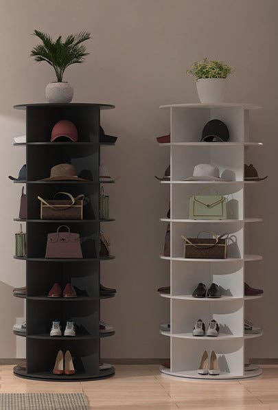 HOMYCASA DESIGN INC - Wholesale Shoe Rack - 7 Tier Rotating Shoe Rack Tower Spinning Storage13