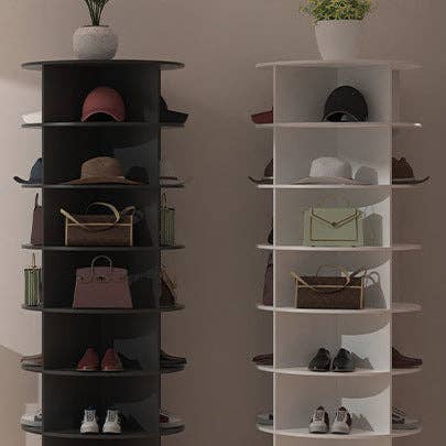 HOMYCASA DESIGN INC - Wholesale Shoe Rack - 7 Tier Rotating Shoe Rack Tower Spinning Storage13