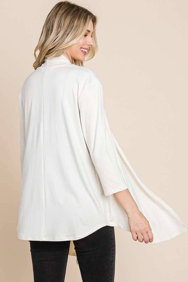 Culture Code - Wholesale Cardigan - Women's - CJT1086Q - DRAPE CARDIGAN TOP10