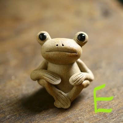 Gohobi (We cover U.S. import duties) - Wholesale Decorative Figurine - Gohobi Handmade Ceramic YiXing Clay Frog Ornament4