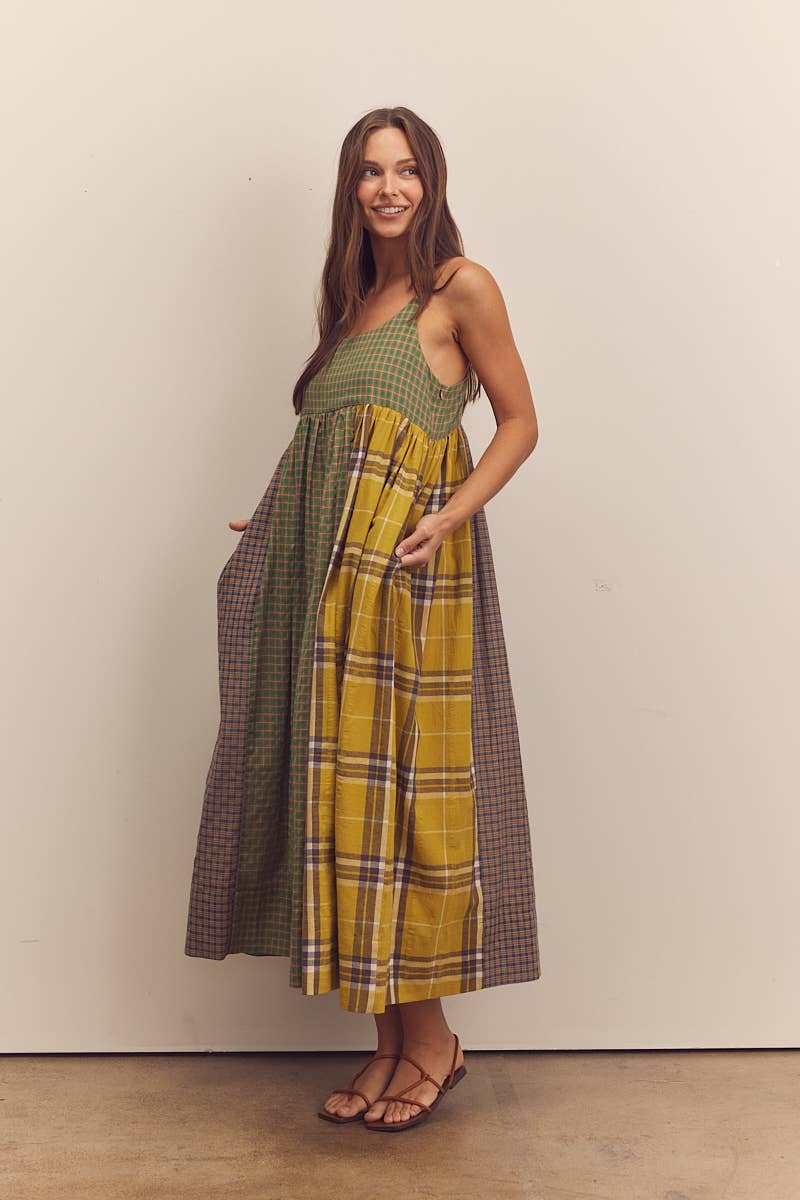 Multi Colored Contrast cami dress for wholesale on Faire6