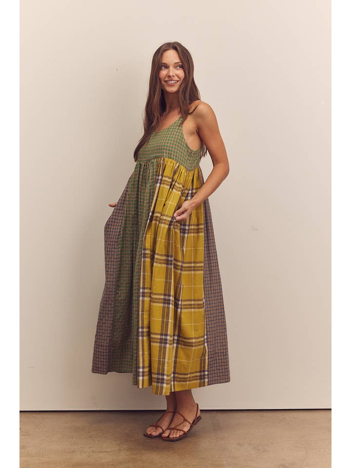 Multi Colored Contrast cami dress for wholesale on Faire6