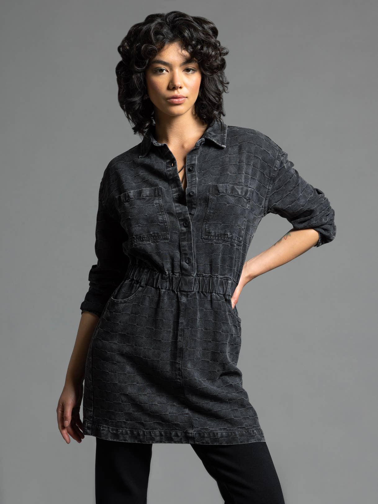 Weekend Los Angeles - Wholesale Dress - Women's - Checkered Pattern Dress - ADORIA DRESS5